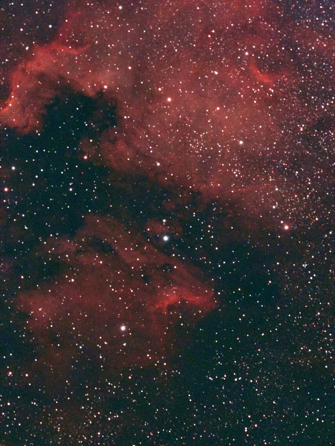 Nuage interstellaire observé depuis le Vercors
